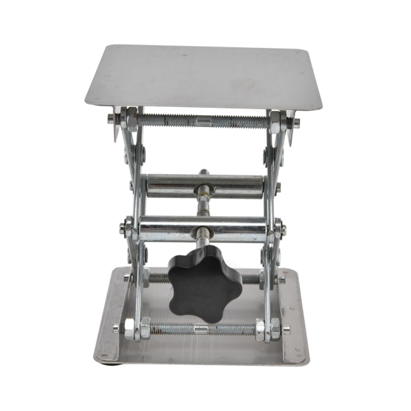 Justerbar løfteplattform Laboratorieløftestativ Løftebord i rustfritt stål sveiseposisjoneringsverktøy