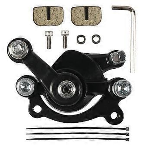 Bakre skivbromsok med bromsbelägg för Mini Bike 43 47 49cc, Svart