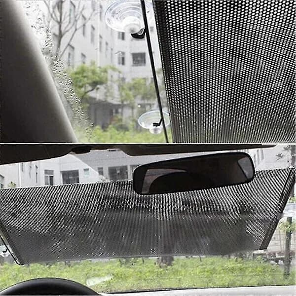 New Suction Cup Blackout Blinds Adjustable Windscreen Covers Fast Dispatch 2024 Black 45*125cm
