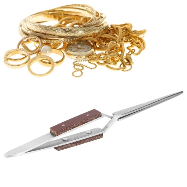 Lås omvendt pincet med lige spidser Håndværk smykker Model Fremstilling Lodning Pincet Værktøj