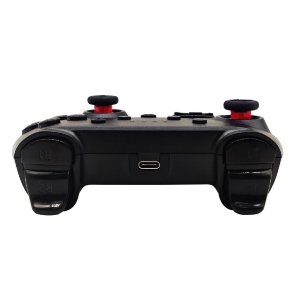 Trådlös Pro Controller för Switch/Switch Lite Remote Pro Controller Gamepad Joystick, Gyro Axis, Justerbar Turbo och Motion Support Wake Up（Röd-Blå）