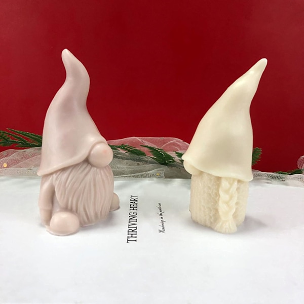 Ansigtsløse julemandforme til DIY-håndværk Gnome C