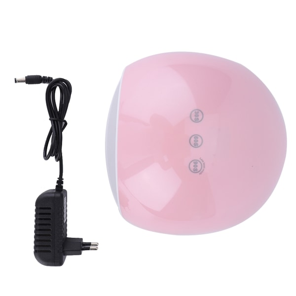 75W Kraftig UV LED-neglelampe Hurtigtørrende Intelligent Sensor Manicure Lampe EU-stik 110-240V Pink