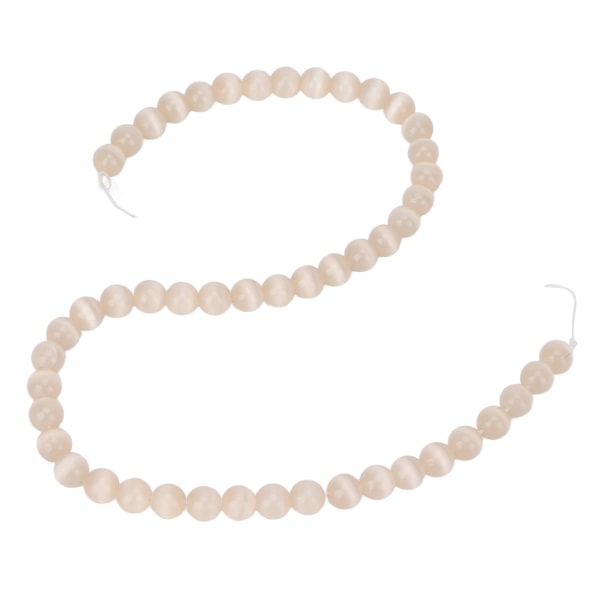 8 mm smykker gør-det-selv-perle Udsøgt Elegant Natursten Perle til Armbånd Halskæde HåndværksfremstillingLet Champagne