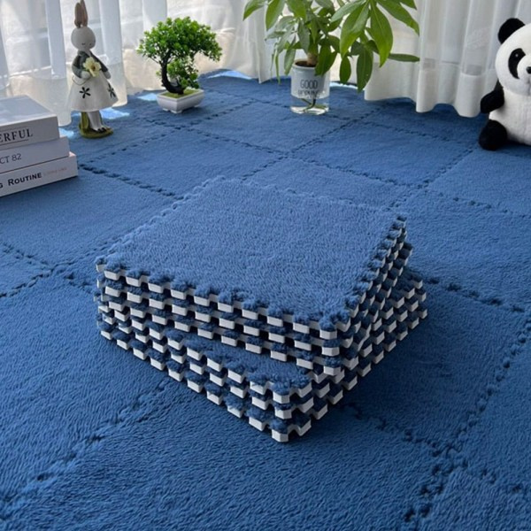 10 stk. 30*30cm Baby Play Mat Trænings Børne Måtte NAVY navy