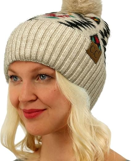 Vinter og efterår moderigtig tyk elastisk strikket hue