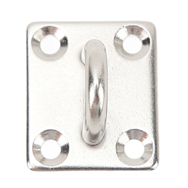 2 stk Båt Firkantet Pad Eye Rustfritt Stål Fast Holdbar Marin SS Pad Maskinvare for Yacht 30 X 35mm/1.2 X 1.4in