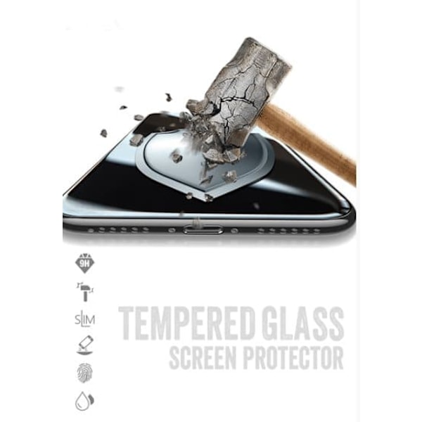 Privatlivs glasbeskyttelse (6D buet/fuld) til iPhone 12 Pro Max 6,7\", sort, SERO—pa