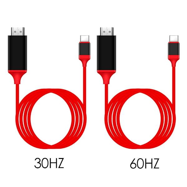 Typ-C till HDMI-adapterkabel 30HZ