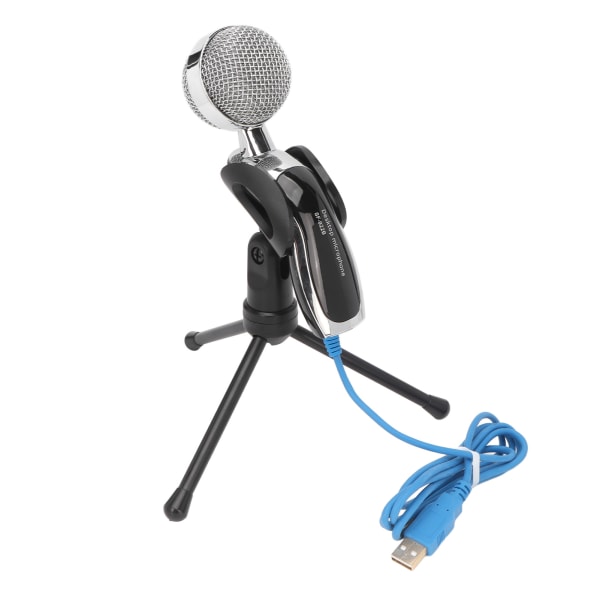 USB mikrofon Professionell 360 graders pickup Datorkondensatormikrofon för streaming av podcaststudioinspelningsspel