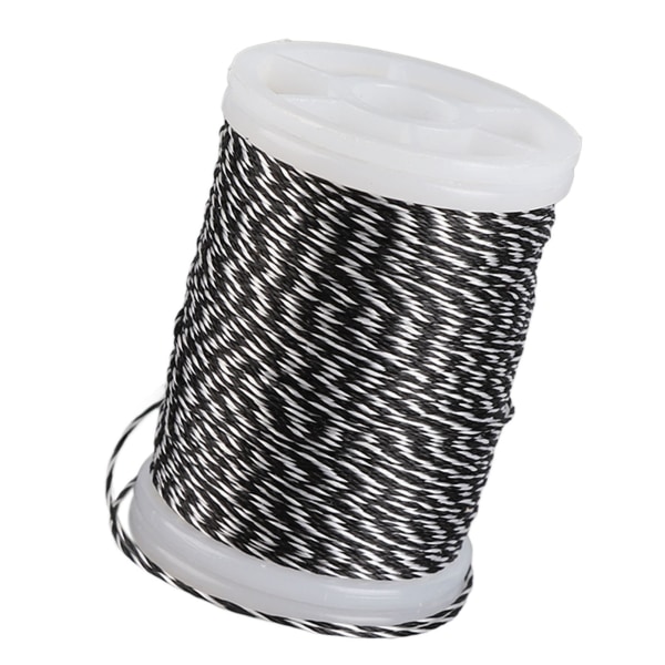 Buestreng-serveringstråd Slitesterk polyetylen-buestreng for buet bue komposittbue hvit og svart
