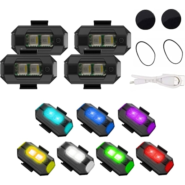 7 Colors Led Strobe Lights, Aircraft Strobe Lights,Anti Coll