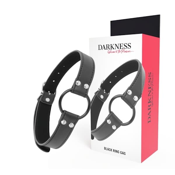 Darkness - Knebel med ringdiameter 3,6 cm