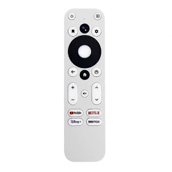 Ersättningsfjärrkontroll för MECOOL/ONN KM2 för KM2 Netflix YouTube 4K Certifierad Röst Android T Vit