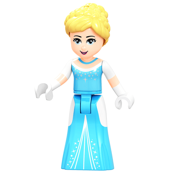 Disney Princess Minifigures Anna Elsa Maleficent Building Blocks A