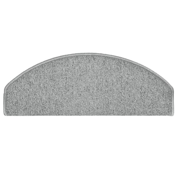 Trappstegsmattor 15 st ljusgrå 65x24x4 cm Grey grå