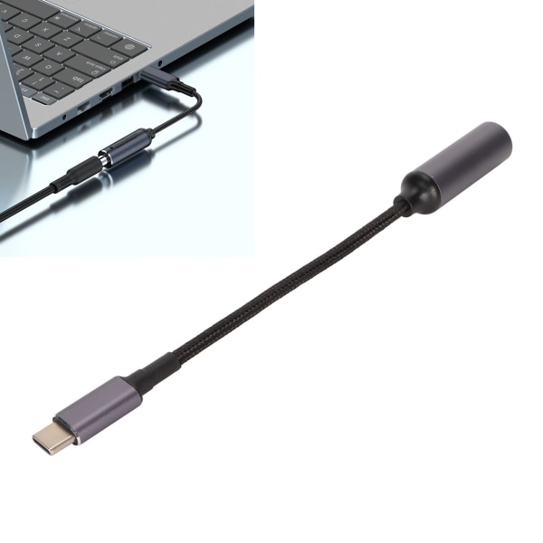 DC 5,5 mm x 2,1 mm hun-indgang til Type C han-PD-ladekabel 100W DC5521 til USB C-kabel med PD Automatic Identification Chip