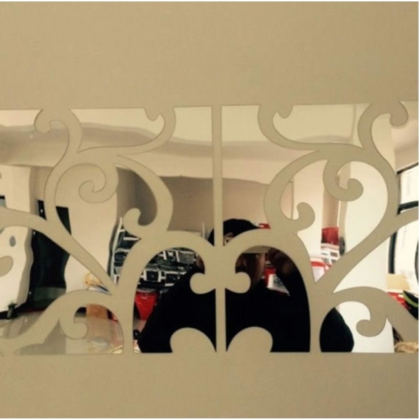 4st Life of 3D stereoskopisk spegel väggdekal Hostel Entrance