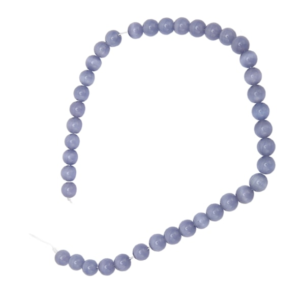 10 mm smykker DIY rund perle Udsøgt Elegant Natursten Perle til Armbånd Halskæde MakingLight Violet