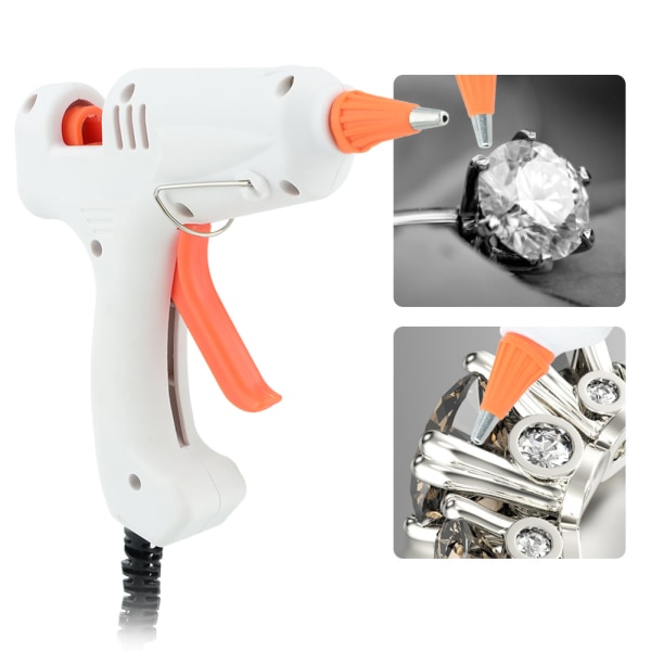 Elektrisk smältlimpistol Gör-det-själv-hantverk Reparationsverktyg för smyckenstillverkning 100-240V UK