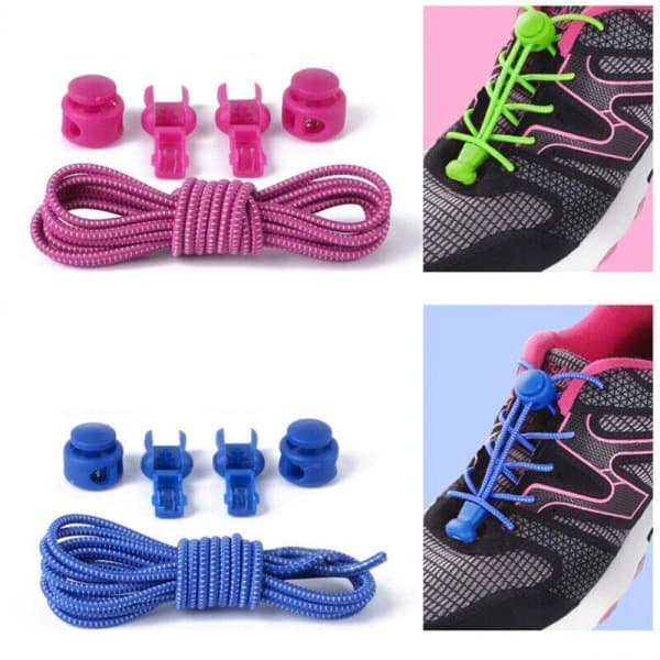 3 par sneakers snørebånd GULE