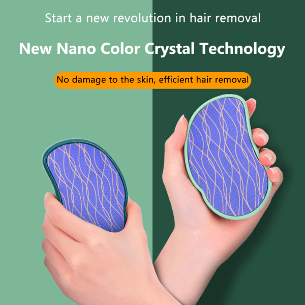 Nano Hair Remover Hellävarainen karvanpoisto ilman parranajoa Leikkaava hiusten pyyhekumi naisille kuoriva karvanpoistolaite