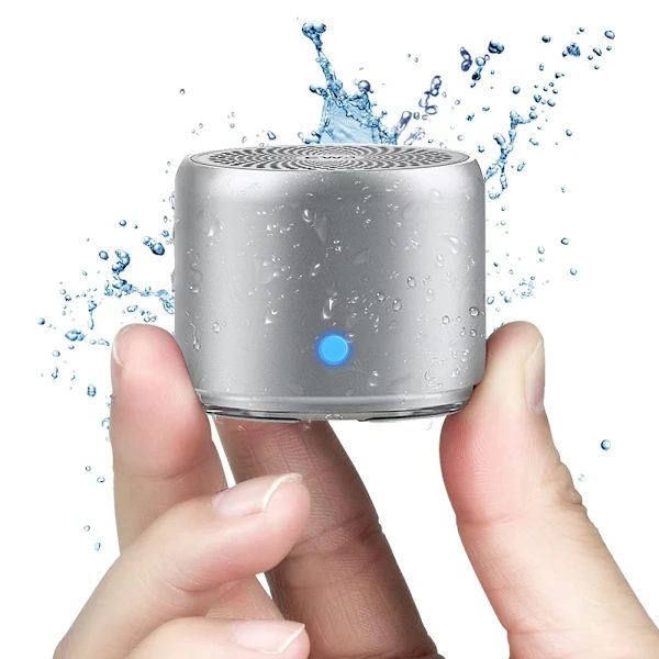 LX-EWA-A106pro Ultra Mini Bluetooth-kaiutin - Hopeanharmaa