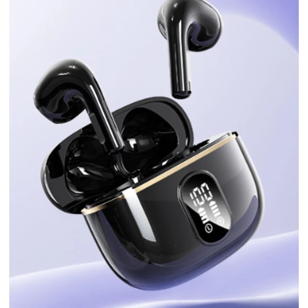 Bluetooth In-Ear Hovedtelefoner, Trådløse Hovedtelefoner til iPhone og Android sort