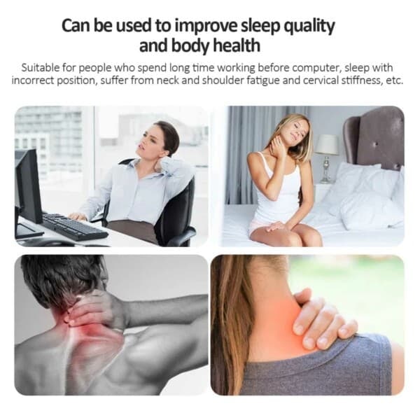Heating Neck Support – Self-Heating Neck Protector Tourmaline Neck Brace—pa