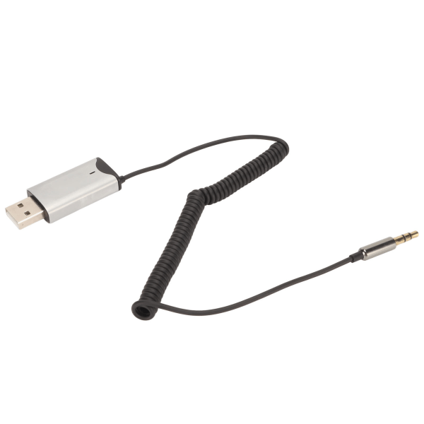 BT AUX Adapter USB 2,0 til 3,5 mm Nem forbindelse Indbygget Mic 11yd Distance AUX BT modtager til bil hjemmecomputer