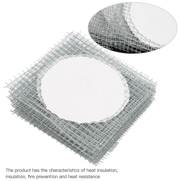 20 stk. Asbestnet Eksperimentelt Opvarmningshjælpemiddel Laboratorieisolering Tilbehør 150x150mm