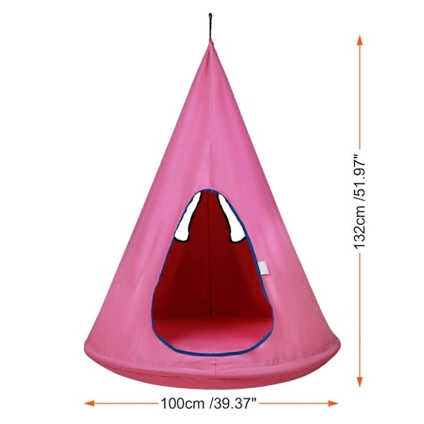 Barns Nest Huske, Hengende Hengekøye med Justerbart Tau, Hengekøye Huske for Barn Innendørs og Utendørs (39 \" D x 52 \" H)