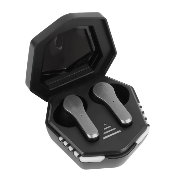 Bluetooth 5.2-hörlurar Smart Touch Control HiFi Stereoljud Trådlösa Bluetooth hörlurar med cool andningslampa