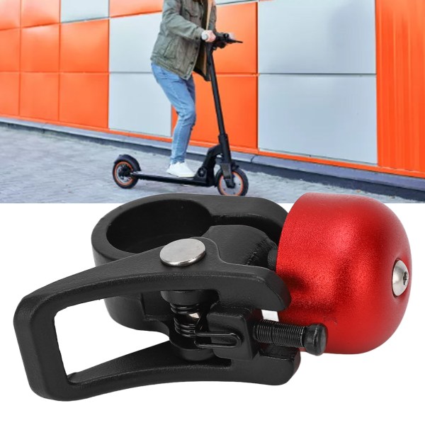 Scooter Bell aluminiumslegering Crisp Clear Sound Kompakt sykkelstyrehorn for Xiaomi Red