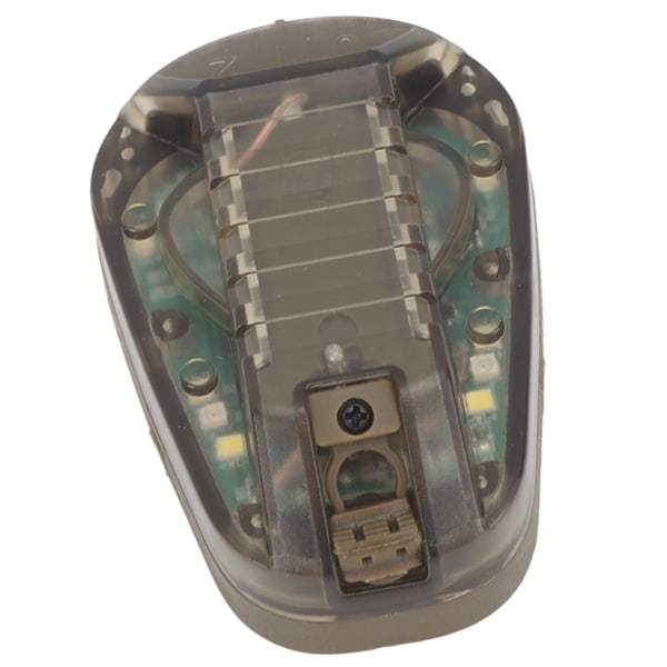 Sotilaallinen kypärävalo taskulamppu Survival Signal Light -vedenpitävä leppäkerttulamppu, virtalähteenä ulkourheiluun, maaperän väripohjan punainen valo