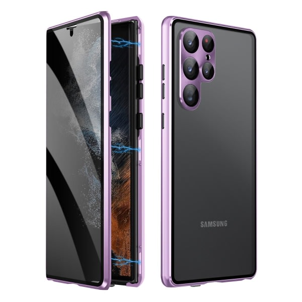 Privacy Magnetic Case kompatibel med Galaxy S23 Ultra