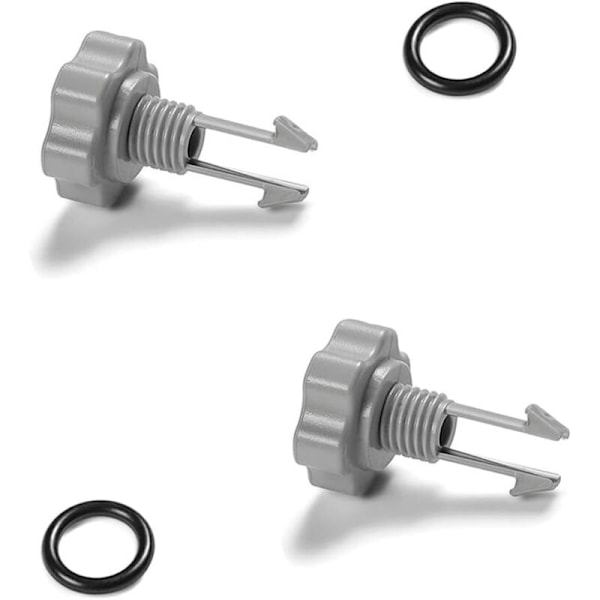 2-pak Erstatningsluftventil & O-ring til Intex 10460 10264 Filterpumpe