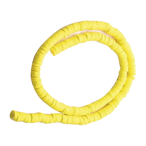 Keltainen litteä polymeerisavihelmi tee tee-se-itse koristelu Polymeerisavilevyhelmet kaulakoruihin Rannekorut Korvakorut