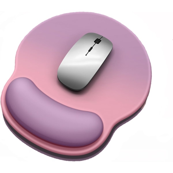 Hiirimatto, Hiirimatot rannetuella, liukumaton kumipohja, maitosilkki kangas mukavalla, ergonomisella muotoilulla Purple Pink