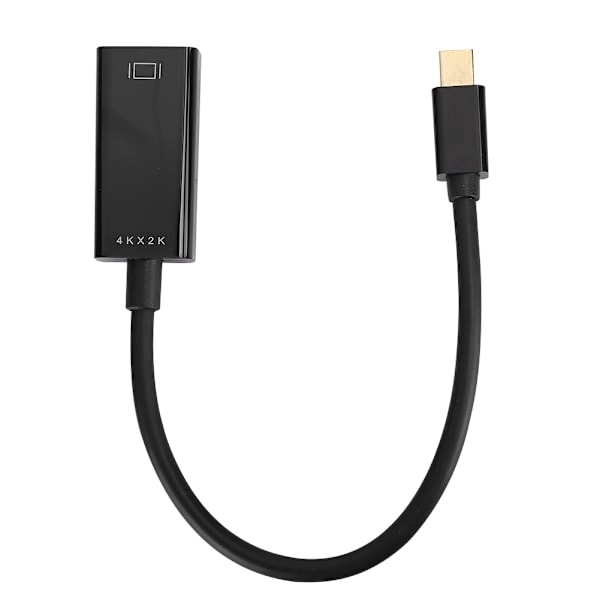 Mini DisplayPort MINI DP til HDMI Adapter Kort Kabel Ledning til MacBook Pro til iMac Air Lydkabel Sort