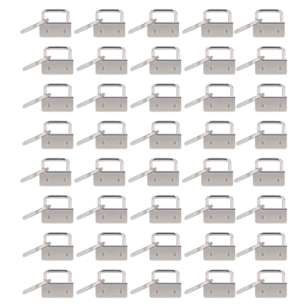 40 st nyckelbricka hårdvara Gör-det-själv-hantverksprojekt Fint utförande Hög hårdhet järnmaterial Nyckelringshårdvara