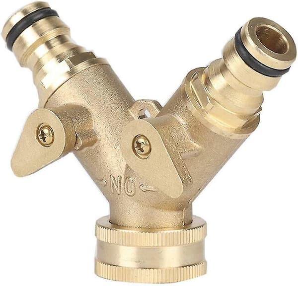 Koblingssystem med 3/4\" messingaflukningshaner