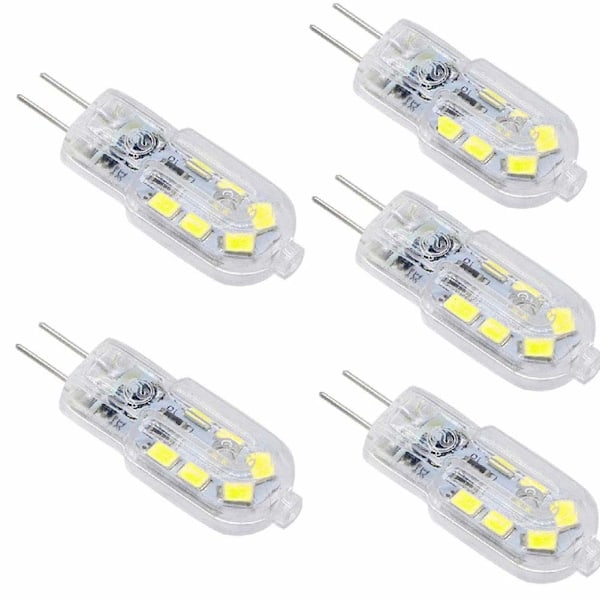 G4 LED 3W hehkulamppu, 200LM, AC/DC12V, vastaa 25W, 5 kpl