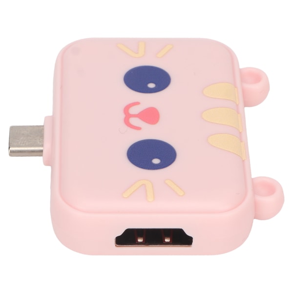 Type C Hub 3 i 1 4K HD Multimedia Interface USB 3.0 PD Fast Charing Multiport Adapter til PC Laptop Pink