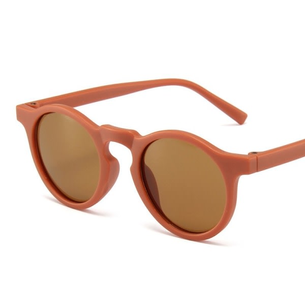 Baby Girls Akryl UV400 Solglasögon Mode Orange