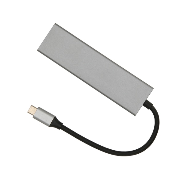 USB C Hub 6 i 1 aluminiumlegering 100W PD Laddning 4K UHD 5Gbps överföring USB C Splitter för TV Monitor Projektor
