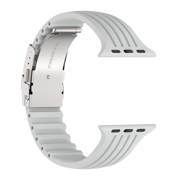 Klokke for Apple Watch 7 SE 6 5 4 3 2 GRÅ 42/44/45MM grå