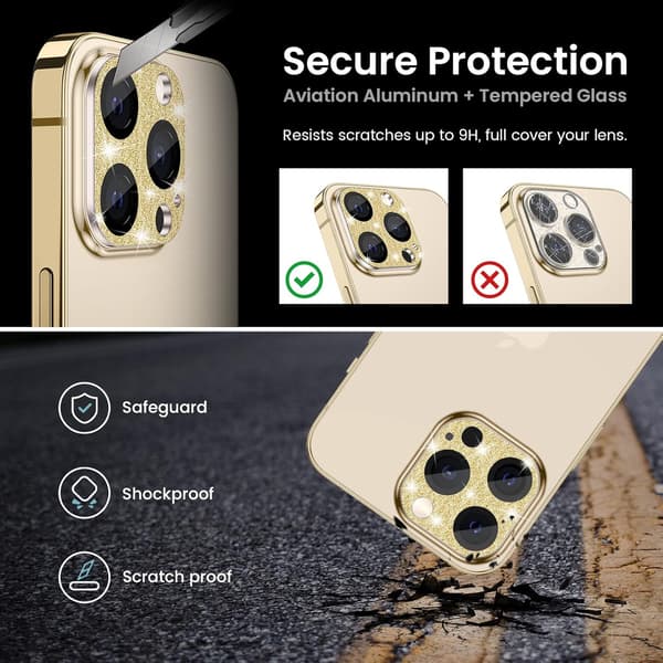 iPhone 13 Pro - iPhone 13 Pro Max kameralinsebeskyttelse,