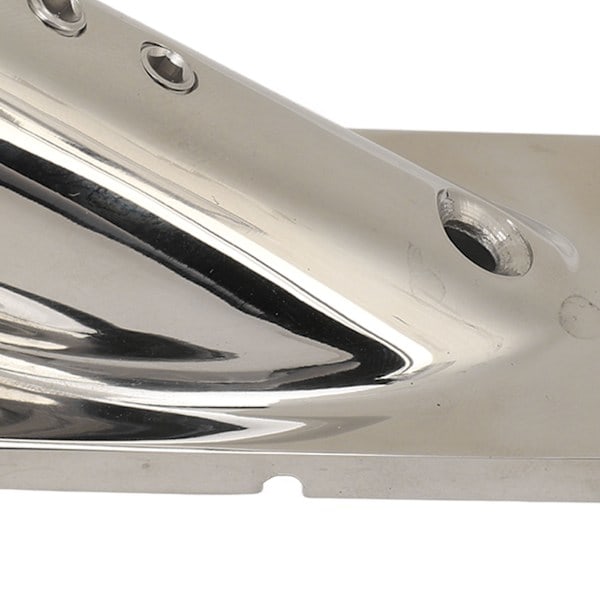 Båd Rør Base Rektangulær 316 Rustfrit Stål Rækværk Rør Base Marine Hardware til Yacht 25mm/1.0in