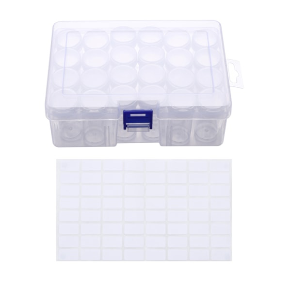 Diamantmaleri Pärlförvaringsbehållare 24PCS